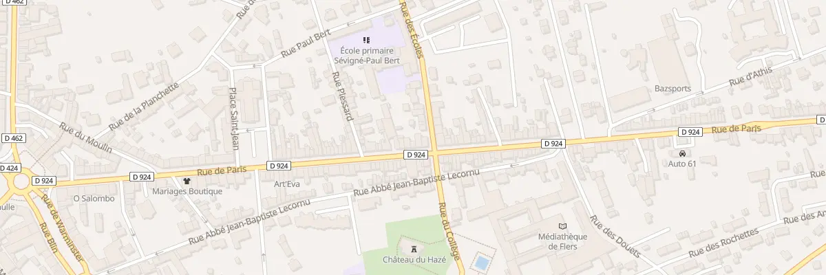 Plan du 139 Rue de Paris à Flers