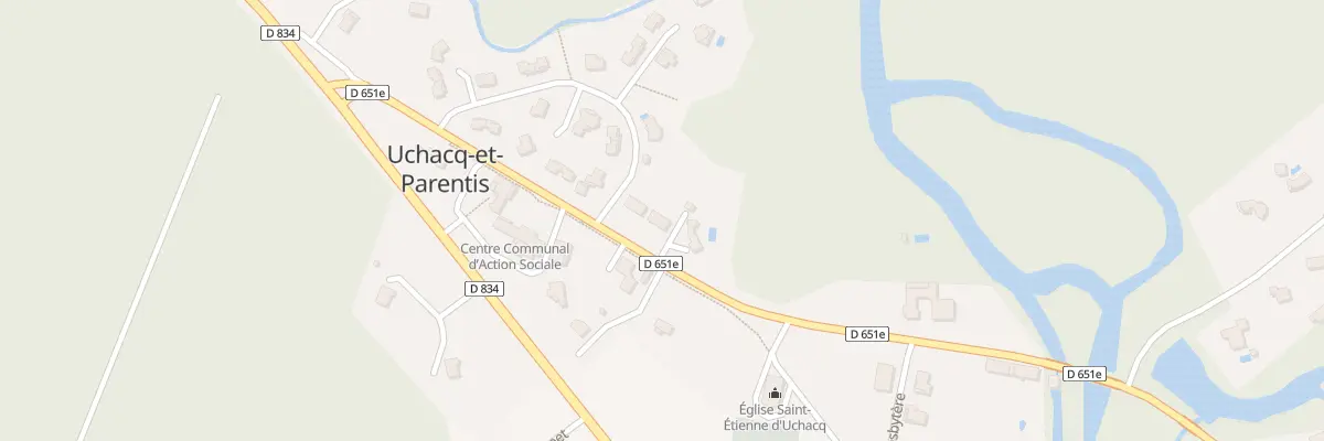 Plan du 2540 Rte de la Base à Uchacq-et-Parentis