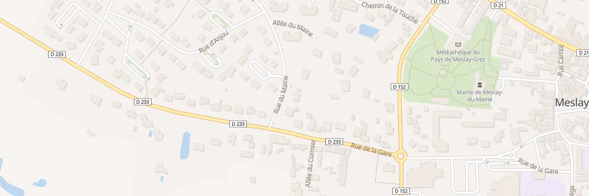 Plan du 2 Rue du Maine à Meslay-du-Maine