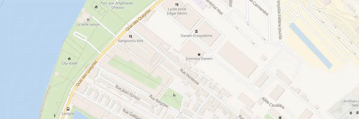Plan du 40 Rue Hortense à Bordeaux