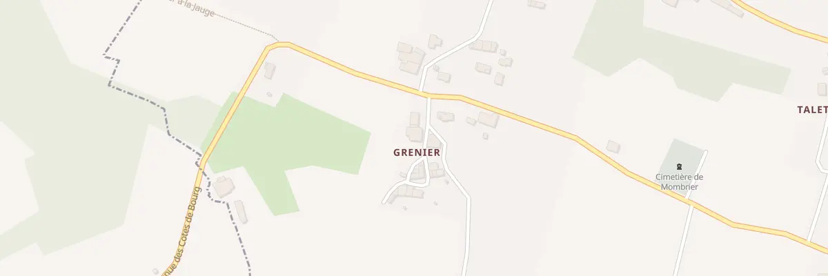 Plan du 8 Grenier à Mombrier