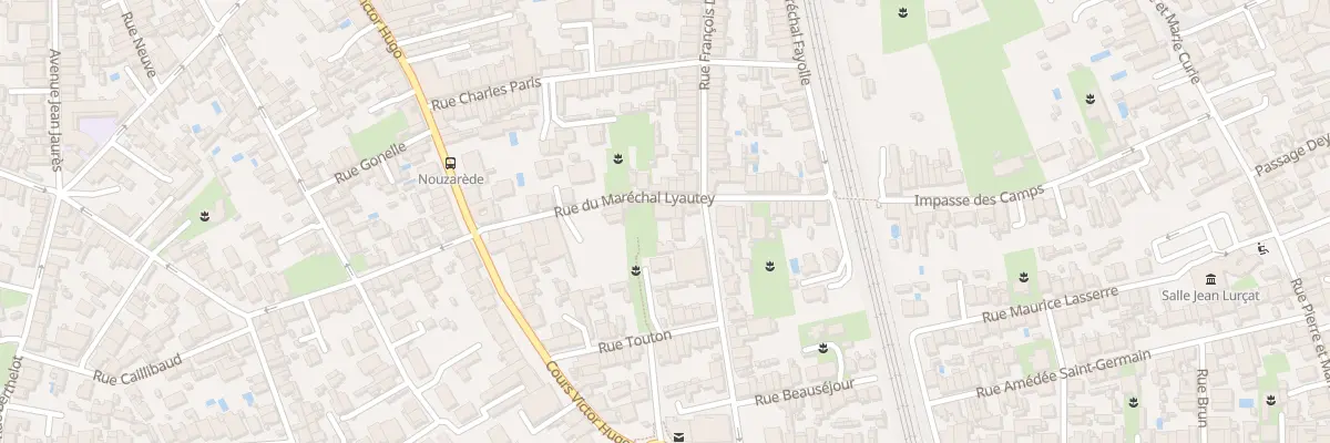 Plan du 30 Rue du Maréchal Lyautey à Bègles