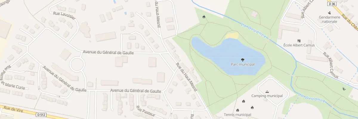 Plan du 20 Rue du Haut Mesnil - Conde à Condé-en-Normandie