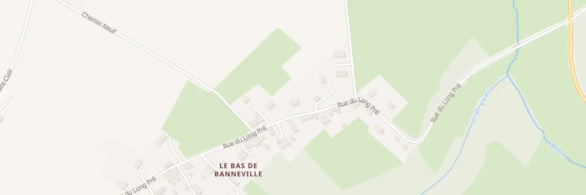 Plan du 709 Rue du Long Pré à Malherbe-sur-Ajon