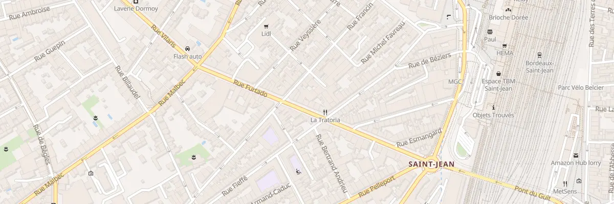 Plan du 44 Rue Furtado à Bordeaux