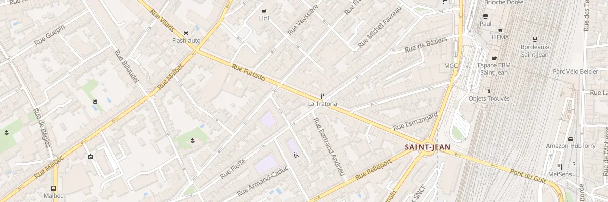 Plan du 43 Rue Furtado à Bordeaux