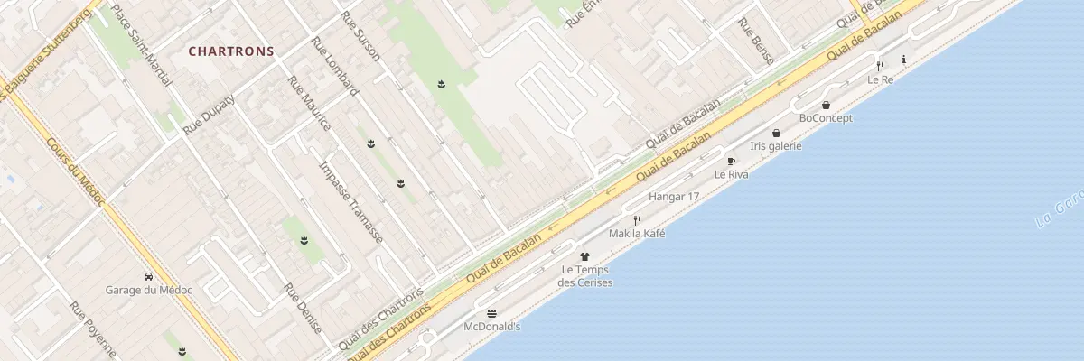 Plan du 17 Quai Bacalan à Bordeaux