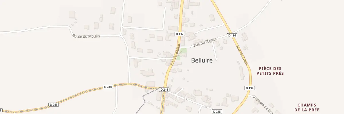 Plan du 15 Rue de la Procession à Belluire