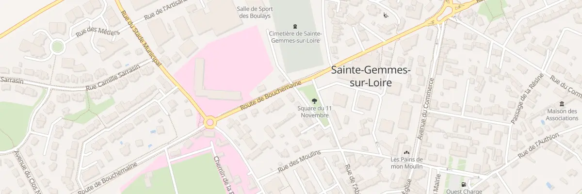 Plan du 11 Rue des Acacias à Sainte-Gemmes-sur-Loire