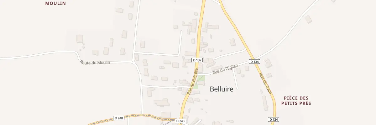 Plan du 15 Rue de Belluire à Belluire