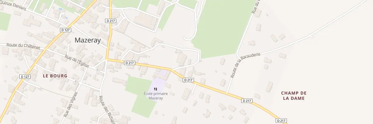 Plan du 2 Imp de l’Ecole à Mazeray