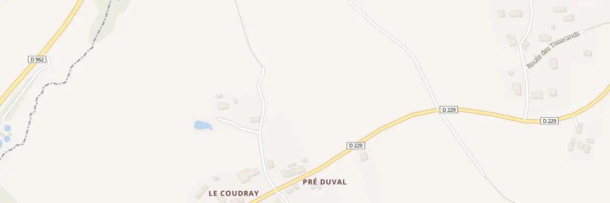 Plan du 1129E Rte d’Aubusson à Aubusson