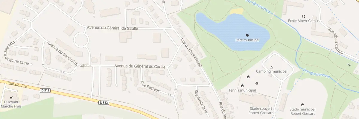 Plan du 3 Av du Gen de Gaulle - Conde à Condé-en-Normandie