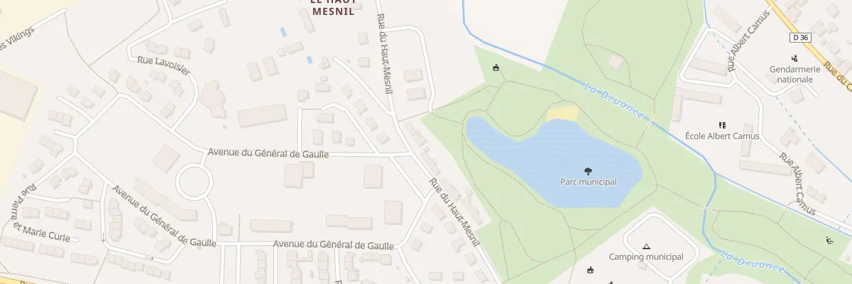 Plan du 24 Rue du Haut Mesnil - Conde à Condé-en-Normandie