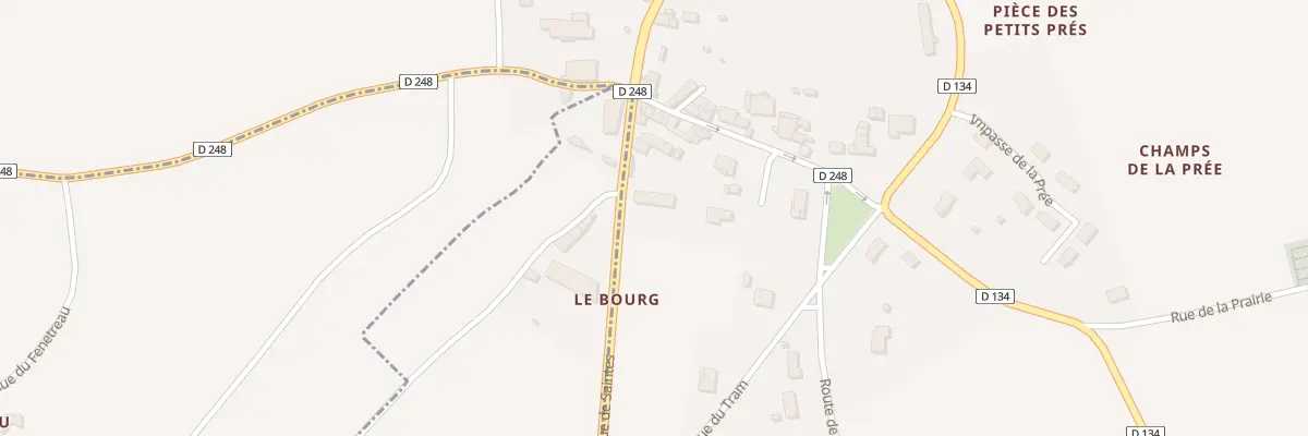 Plan du 5 Rue des Ormes à Belluire