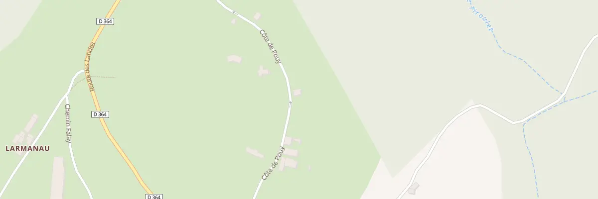 Plan du 430 Côte de Pouy à Casteide-Candau
