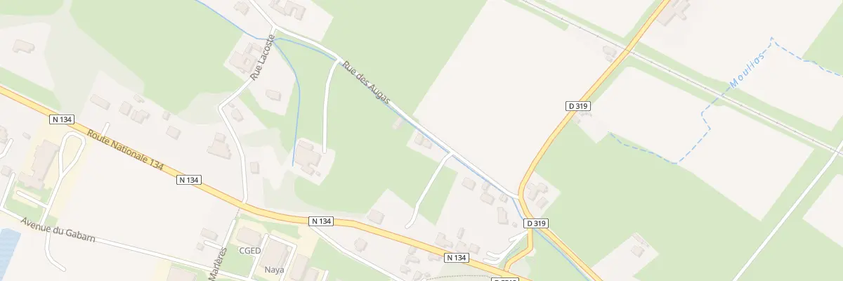 Plan du 11 Rue des Augas à Escout