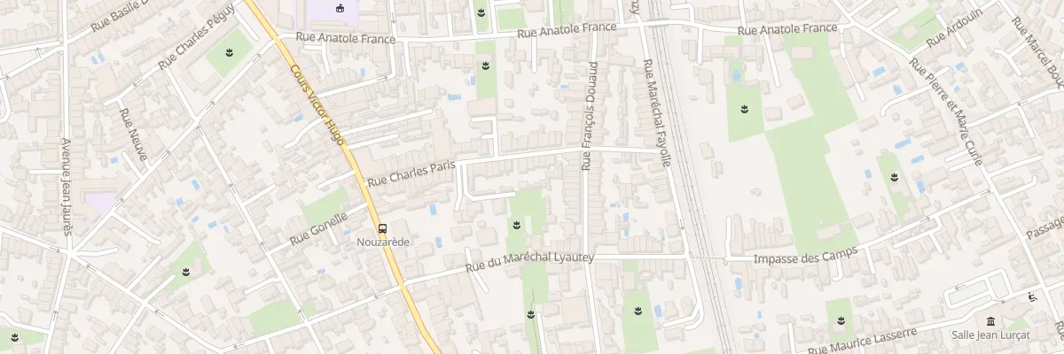 Plan du 47 Rue Charles Paris à Bègles
