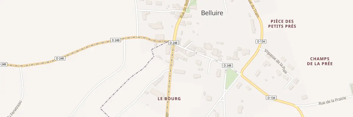 Plan du 3 Rue des Ormes à Belluire
