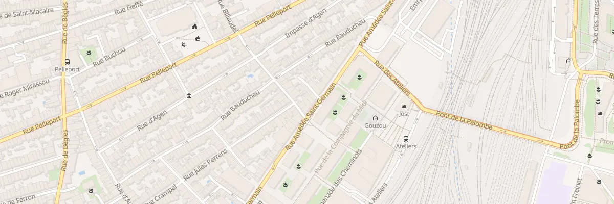 Plan du 79 Rue Amédée Saint-Germain à Bordeaux