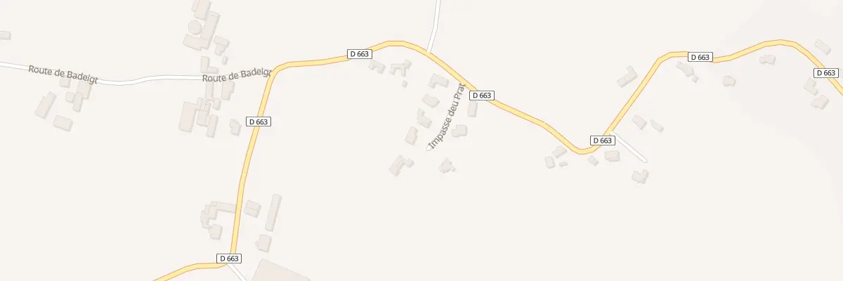Plan du 74 Imp deu Prat à Serres-Sainte-Marie