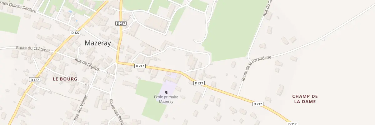 Plan du 1 Imp de l’Ecole à Mazeray