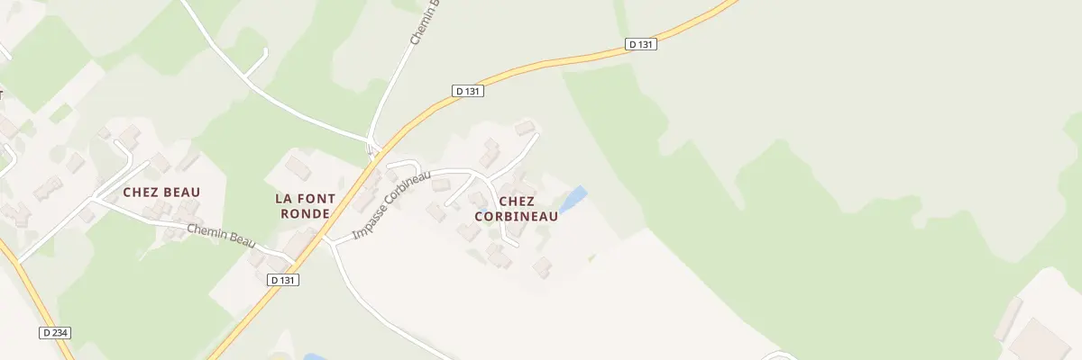 Plan du 43 Imp Corbineau à Chaniers