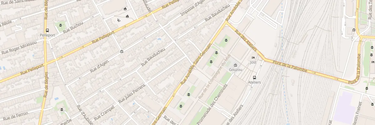 Plan du 161 Rue Billaudel à Bordeaux