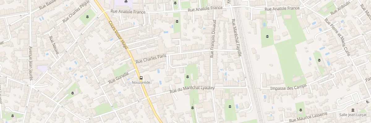 Plan du 41 Rue Charles Paris à Bègles