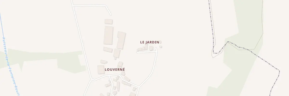 Plan du 4 Le Jardin de Louverné à Chantrigné