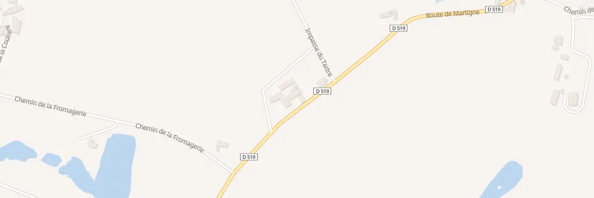 Plan du 340 Rte de Martigne à Montsûrs