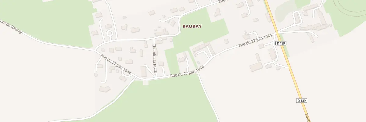 Plan du 5047 Rauray à Tessel