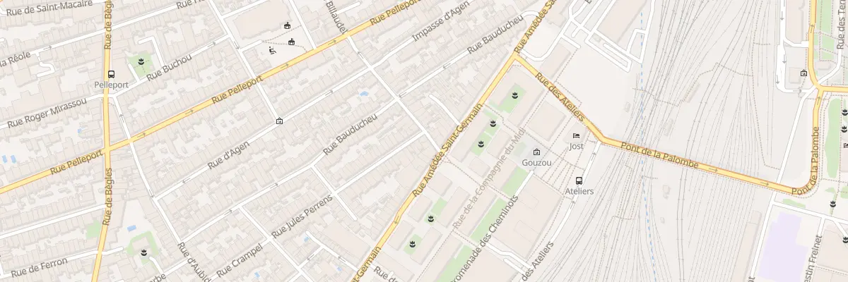 Plan du 159 Rue Billaudel à Bordeaux
