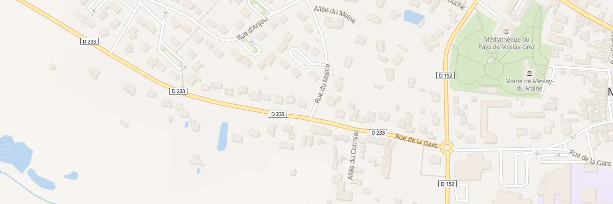 Plan du 48 Rue de la Gare à Meslay-du-Maine