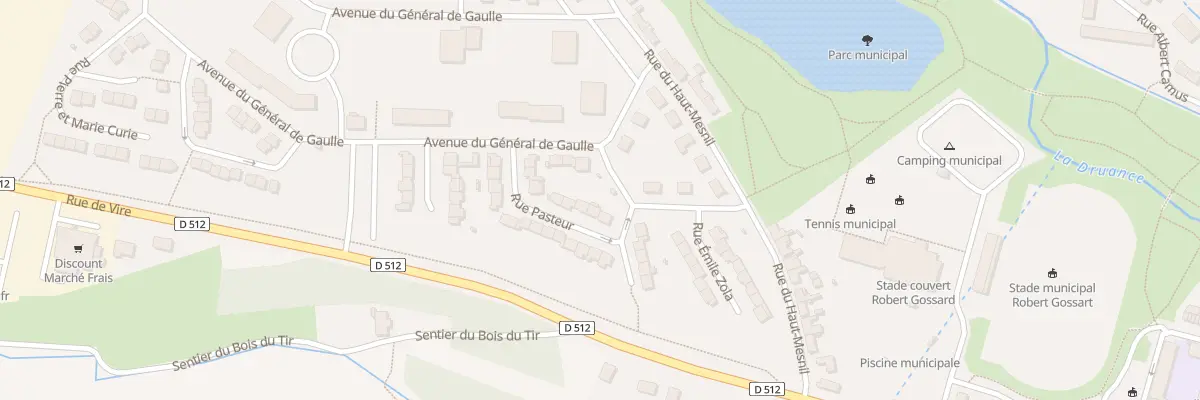 Plan du 14 Rue Pasteur - Conde Noireau à Condé-en-Normandie