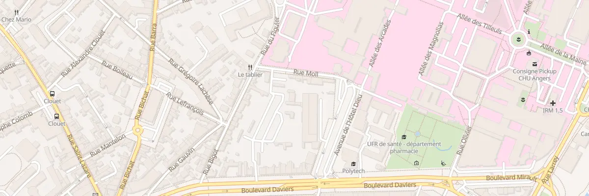 Plan du 7B Rue Moll à Angers