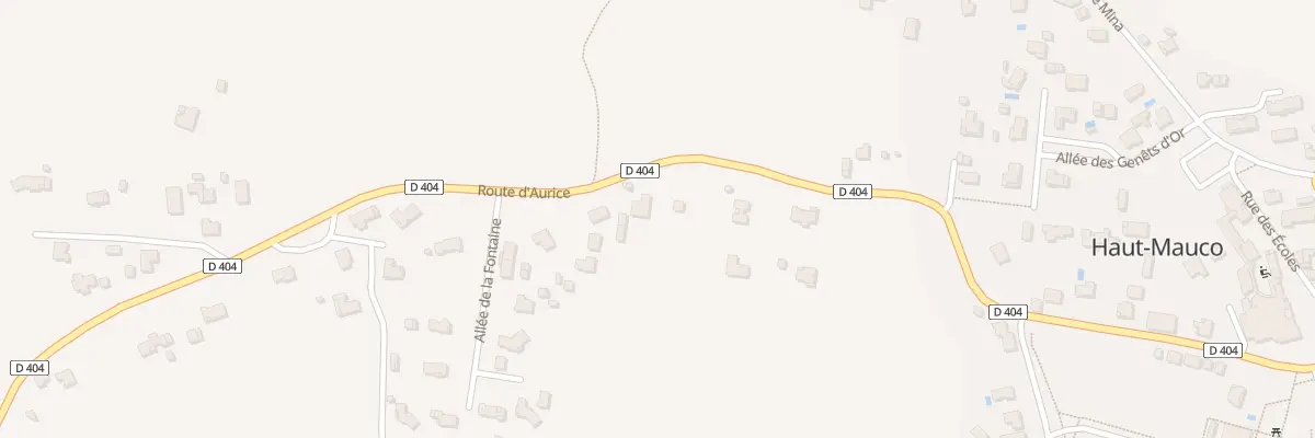Plan du 285 Rte d’Aurice à Haut-Mauco