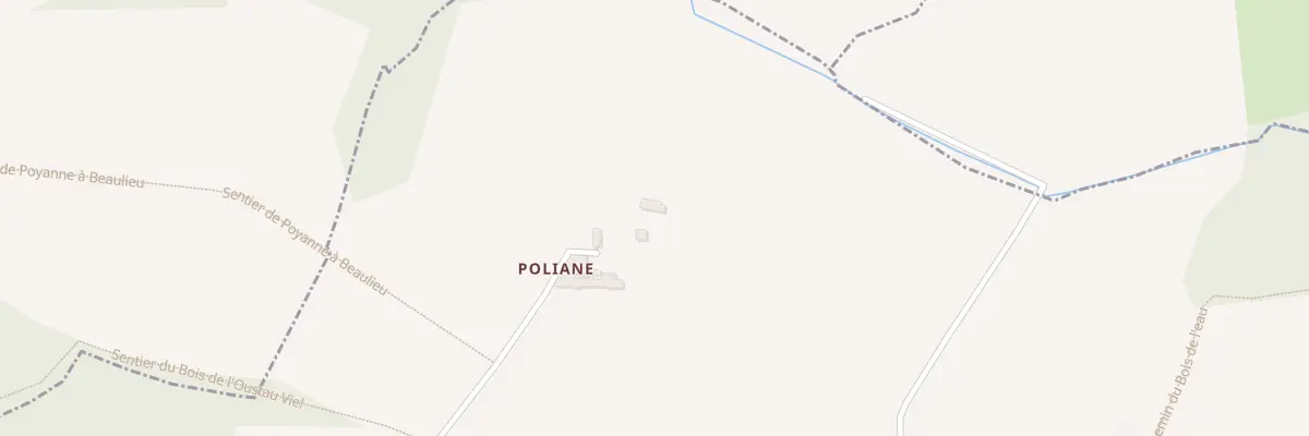 Plan du 3 Poliane à Bourg