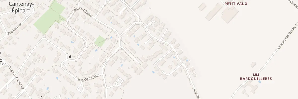 Plan du 5 Imp des Tonneliers à Cantenay-Épinard
