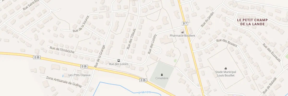 Plan du 17 Rue des Loisirs à Aron