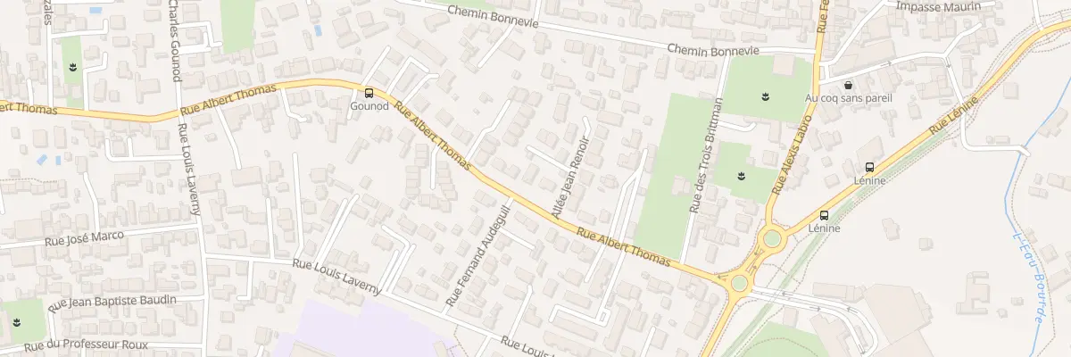 Plan du 33 Rue Albert Thomas à Bègles
