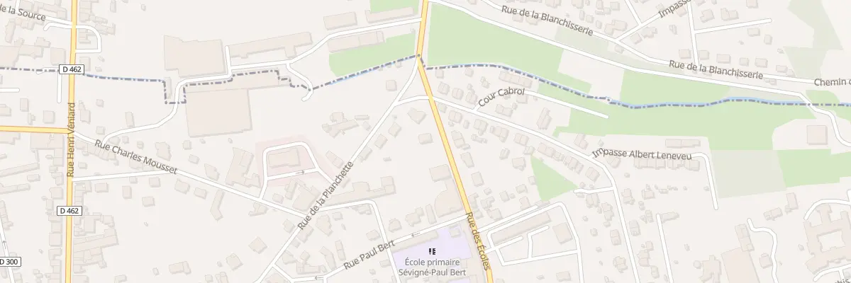 Plan du 35 Rue des Ecoles à Flers