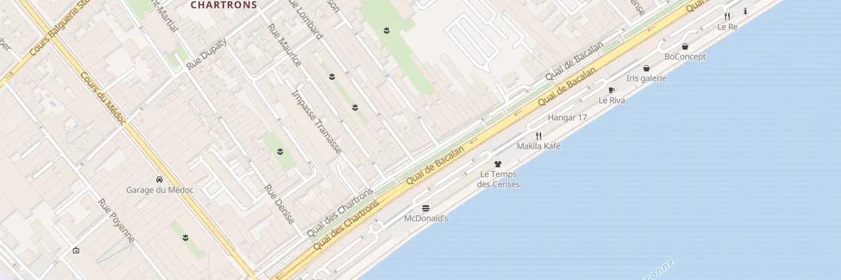 Plan du 8 Quai Bacalan à Bordeaux