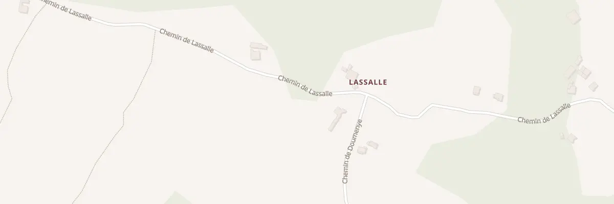 Plan du 600 Che de Lassalle à Eyres-Moncube