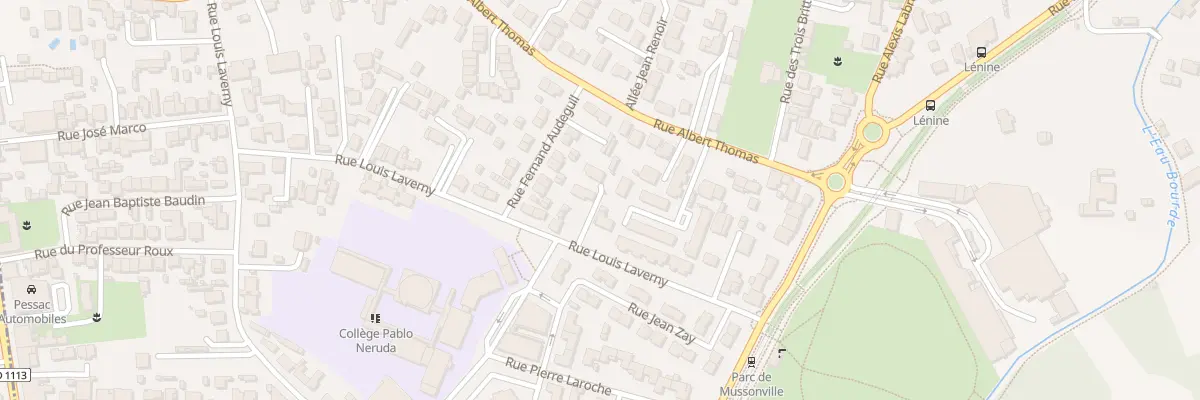 Plan du 35T Rue Louis Laverny à Bègles