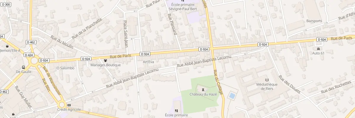 Plan du 106B Rue de Paris à Flers
