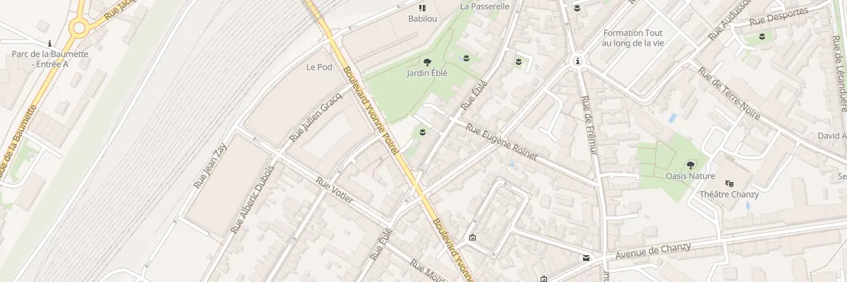 Plan du 54 Rue Éblé à Angers
