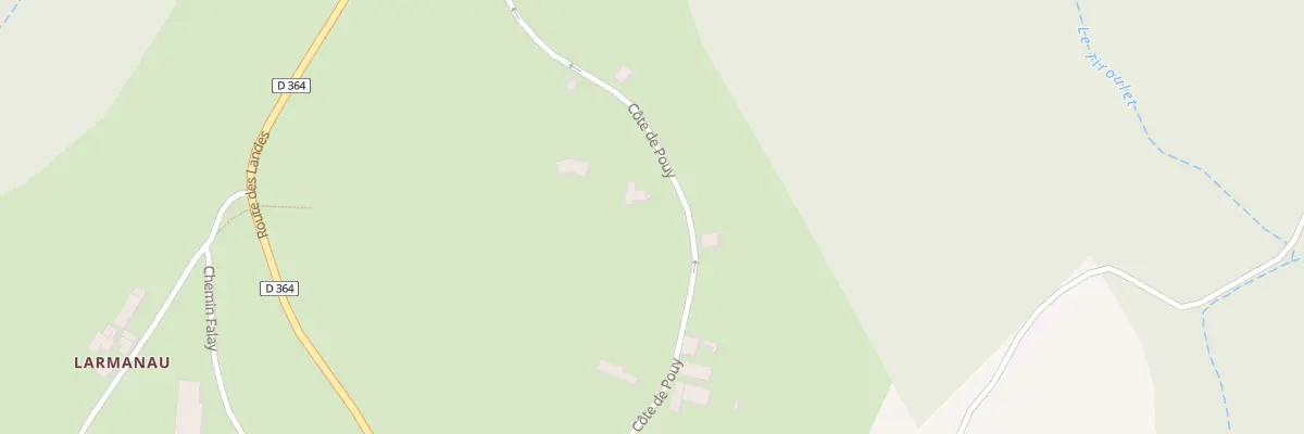 Plan du 485 Côte de Pouy à Casteide-Candau