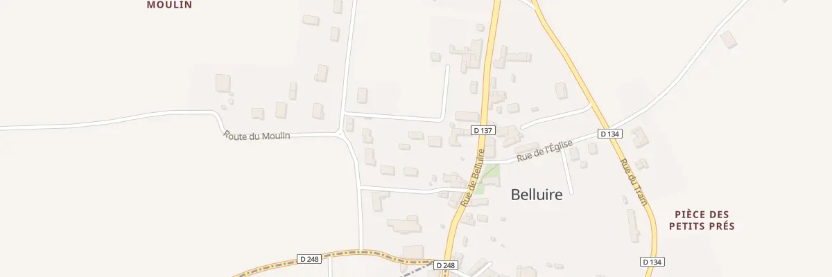 Plan du 5 Rue de la Procession à Belluire