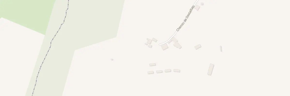 Plan du 1920 Che de Destaillats à Monségur